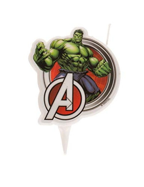 dekora Avengers Hulk - 2D Birthday Candle - 5 x 3 x 1 inch dekora Avengers Hulk - 2D Birthday Candle - 5 x 3 x 1 inch