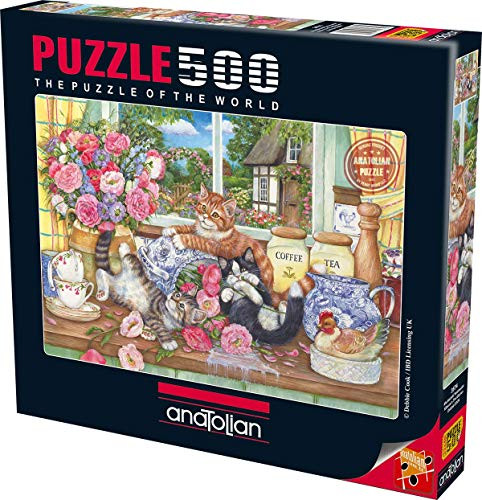 Anatolian 500 Piece Puzzle - Kittens in The Kitchen Puzzle