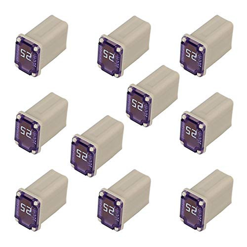 10 Flosser 25 Amp Micro Cartridge Fuses - FMM MCASE Type - Mini Box Shaped Cartridge Fuse