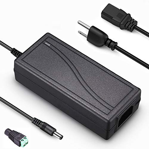 Universal AC Adapter 24V 3A Power Supply AC110V to DC24V Power Driver 5.5mm x 2.1mm/5.5mm x 2.5mm Converter Inverter Charger Transformer AC-DC Adapter (DC24V-3A)