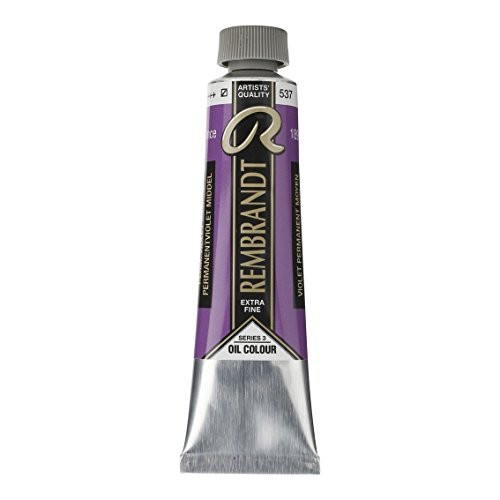 Royal Talens Rembrandt Artists' Oil Color, 40ml Tube, Permanent Violet Medium (01055372)