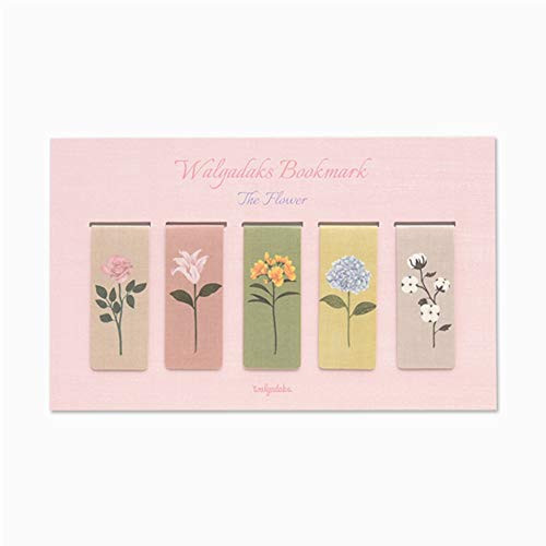 Monolike Magnetic Bookmarks The Flower, Set of 5