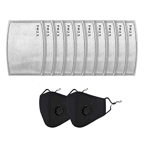 PM2.5 Activated Carbon Filters Five Layers Replaceable Anti Haze Filter Paper for Resuable Masks