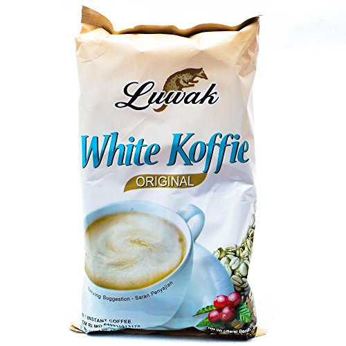 Kopi Luwak White Koffie Original (3 in 1) Instant Coffee 10-ct, 200 Gram (Pack of 3)