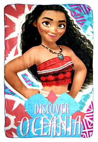VAIANA DISNEY, Moana Blanket Soft Touch Fluffy Coral Flece Blanket Official Licenced