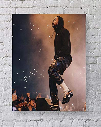 MeiMeiZ Kendrick Lamar Poster Standard Size | 18-Inches by 24-Inches | Kendrick Lamar Rapper and Songwriter Posters Wall Poster Print