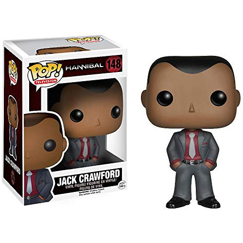 Funko Jack Crawford: Hannibal x POP! TV Vinyl Figure & 1 POP! Compatible PET Plastic Graphical Protector Bundle [#148 / 04414 - B]