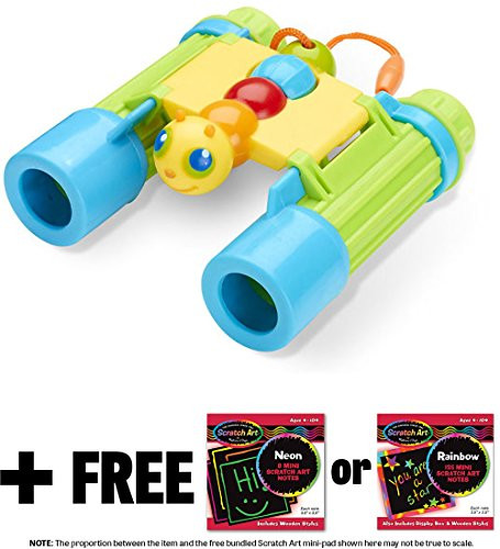 Melissa & Doug Giddy Buggy: Sunny Patch Outdoor Play Series & 1 Scratch Art Mini-Pad Bundle (06091)