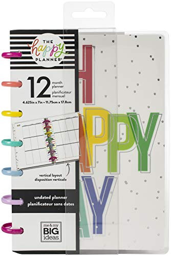 ME & MY BIG IDEAS Mini Planner, Oh Happy Day, 12 Month Undated