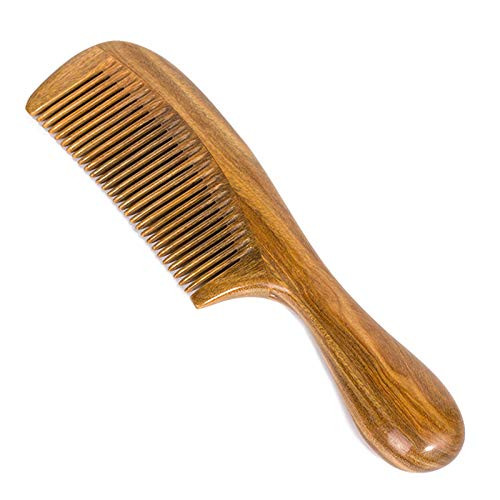CASTELBELBO Wooden Comb Hair Combs Sandalwood Hair Combs - Anti-Static Sandalwood Scent Natural Hair Detangler Wooden(Fine Tooth Hair Comb)