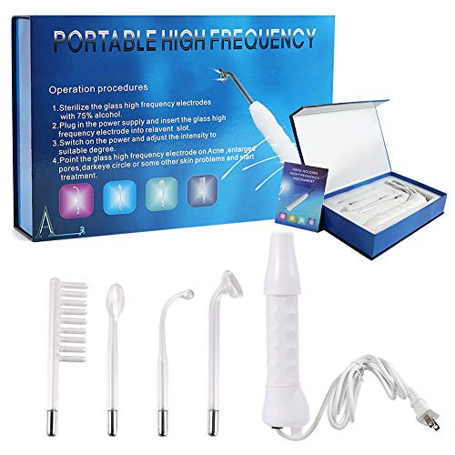 High Frequency Machine, APREUTY Portable Handheld High Frequency Skin Tightening Acne Spot Wrinkles Remover Beauty Therapy Puffy Eyes Body Care Facial Machine High Frequency Machine, APREUTY Portable Handheld High Frequency Skin Tightening Acne Spot Wrinkles Remover Beauty Therapy Puffy Eyes Body Care Facial Machine