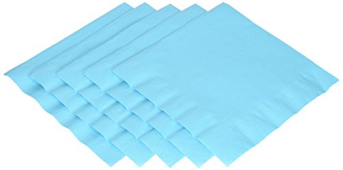 Luncheon Napkins 6.5"X6.5" 50/Pkg-Bermuda Blue