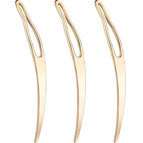 3 Pieces Dreadlocks Tool, Interlocking Tools for Locs, Easyloc Hair Tool for Dreadlocks, Interlocks or Sisterlocks, Tightening Accessories for Small Starting Maintaining Locs (Rose Gold)