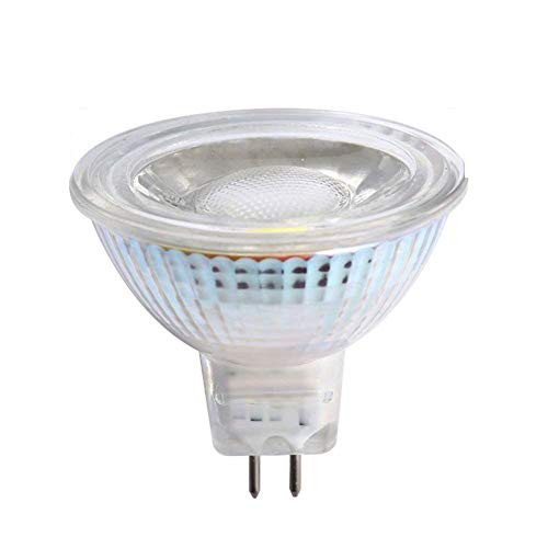 CTKcom MR16 5W 12 COB LED Bulbs(6 Pack)- Spotlight Cob?50W Halogen Light Equivalent?3000K Warm White Ultra Bright LED Spot Light 12V Recessed Lighting