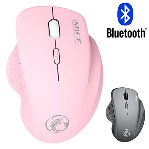 Bluetooth Wireless Mouse for Laptop iPad MacBook Pro MacBook Air Mac Computer Windows Bluetooth Mouse (Pink)