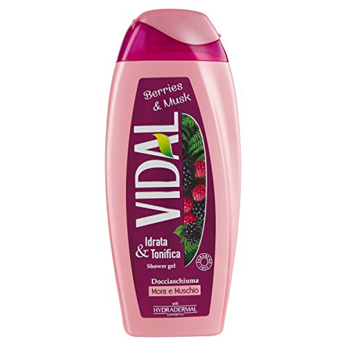 Vidal:"Restorative" Bath Foam with Berries and Musk 250 ml (8.45us Fl Oz) [ Italian Import ]