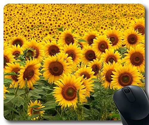 Sunflowers Mousepad,Custom Rectangular Mouse Pad