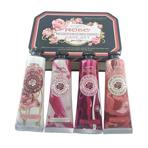 Rose Moisture Hand Cream for Dry Hands/Working Hands Night Tender Skin Nourishing, Working Man Hand Cream for Cracked Hands, Hand Cream Women Repair Anti-Aging, 4 Pieces Set w/ Exquisite Retro Gift Box Rose Moisture Hand Cream for Dry Hands/Working Hands Night Tender Skin Nourishing, Working Man Hand Cream for Cracked Hands, Hand Cream Women Repair Anti-Aging, 4 Pieces Set w/ Exquisite Retro Gift Box