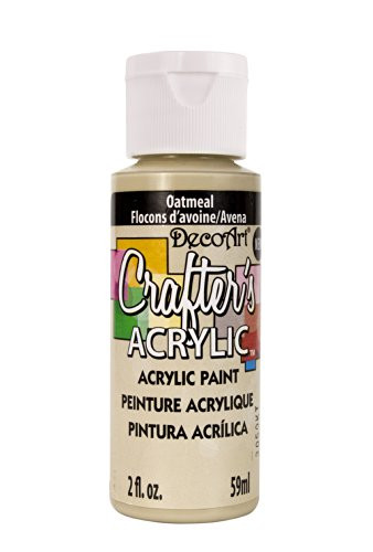 DecoArt DCA138-3 Crafter's Acrylic Paint, 2-Ounce, Oatmeal