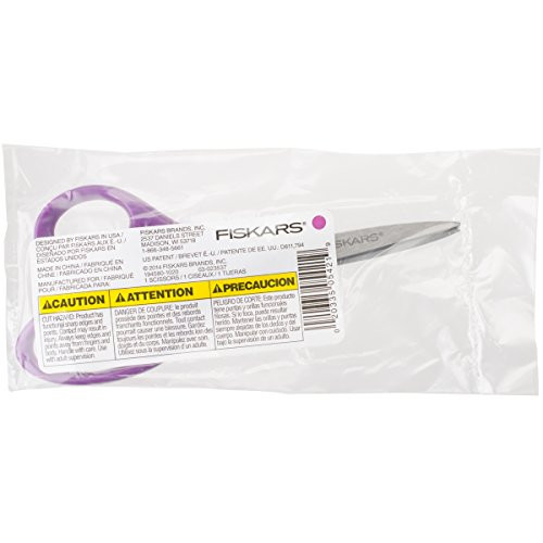 Fiskars 7" Student Scissors, Purple (FIS-194580-1020)