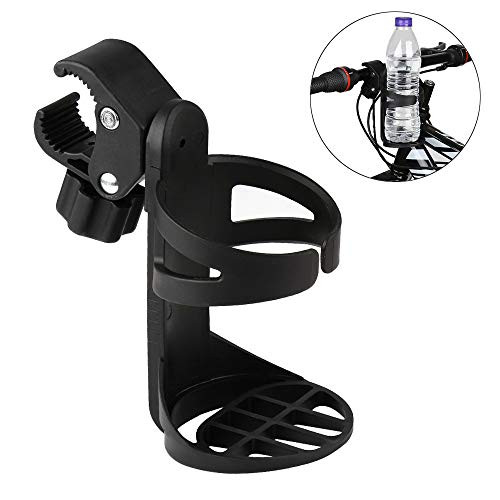Accmor Bike Cup Holder, Bike Water Bottle Holder, Universal Cup Holder for Large Size Bottles, 360 Degrees Rotation Drink Holder for Bicycle, Stroller, Wheelchair, Walker