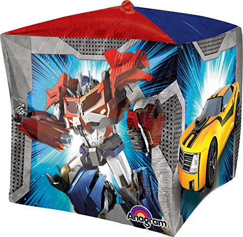 Anagram International Transformers Cubez Balloon Pack, 15", Multicolor Anagram International Transformers Cubez Balloon Pack, 15", Multicolor
