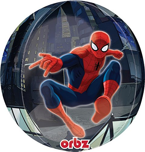 Anagram International Amazing Spiderman Orbz Balloon Pack, 16", Multicolor Anagram International Amazing Spiderman Orbz Balloon Pack, 16", Multicolor