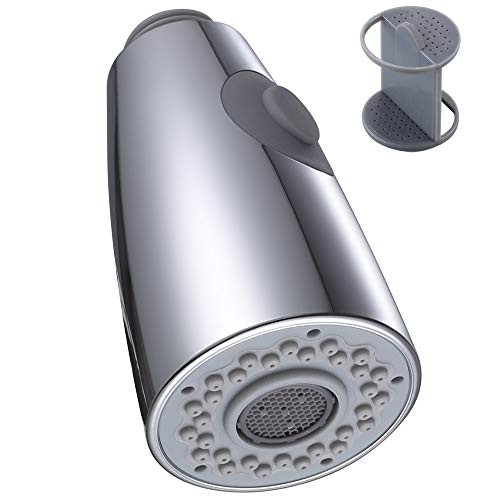 Kitchen Faucet Sprayer Head, Angle Simple Kitchen Sink Spray Nozzle, Pull Out Hose Spray Head, Pull Down Faucet Nozzle, Kitchen Sink Sprayer Replacement Head, Chrome