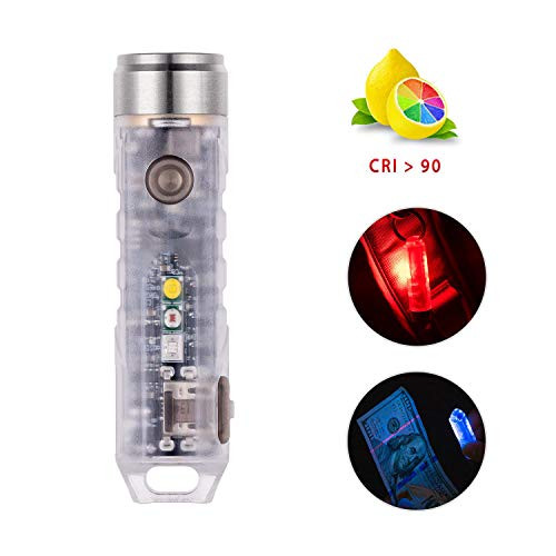 RovyVon A8x Multifunctional Flashlight, Nichia 219C, 450 Lumens, EDC Keychain Flashlight