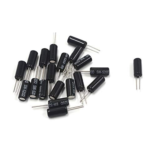 Tulead SW-520D Tilt Switches 0.47"x0.2" Ball Tilt Shaking Switches Sensor Pack of 20