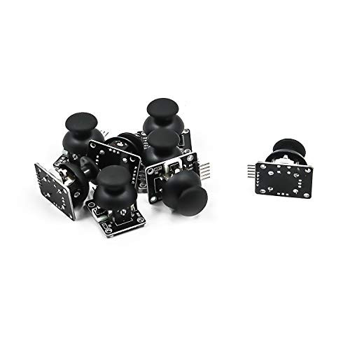 Tulead Joystick Module PS2 Dual-Axis Thumb Breakout Controller Electronics Modules Pack of 8