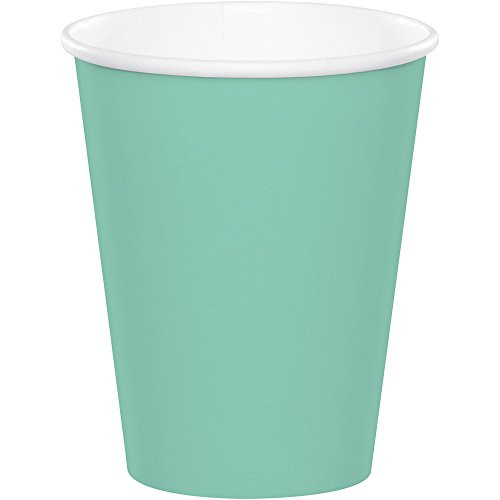 Creative Converting Fresh Mint Paper Cups Party Supplies, Multicolor