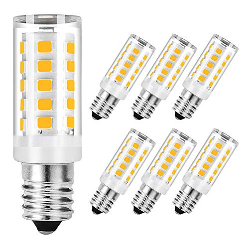 SumVibe E12 LED Bulb 4W, E12 Candelabra Bulb 40W Equivalent, 350LM, Non-Dimmable Warm White 3000K E12 Bulb,6-Pack