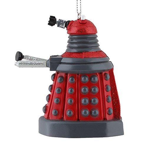 Kurt Adler 3.75-inch Doctor Who Red Dalek Blow Mold Plastic Ornament Kurt Adler 3.75-inch Doctor Who Red Dalek Blow Mold Plastic Ornament