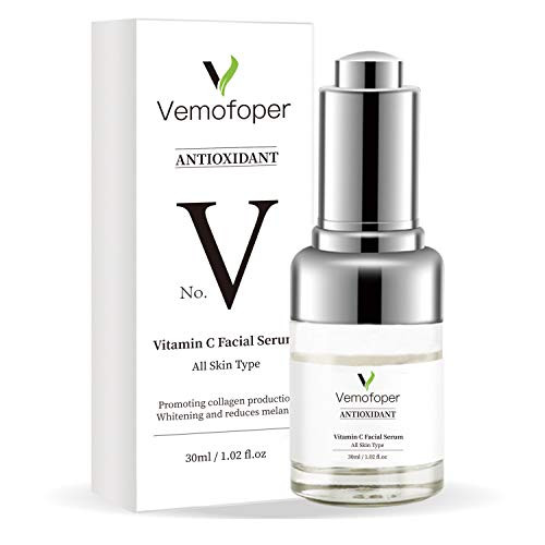 Vitamin C Serum for Face with Hyaluronic Acid - Hydrating Brightening Tone Perfection Facial Serum for Anti Wrinkle, Anti Aging, Acne Skin Repair, Age Spots Corrector 1 fl oz