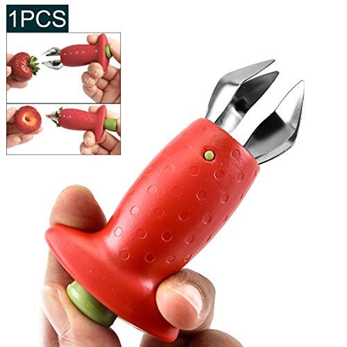 Snowyee Strawberry Huller, Fruit Slicer Corer Easy for Remove Strawberry Tomatoes and Stem Tool (1PCS)