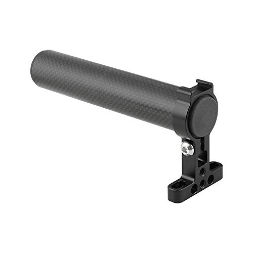 CAMVATE Carbon Fiber Top Hand Grip with Shoe Mount for DSLR Camera Cage Kit