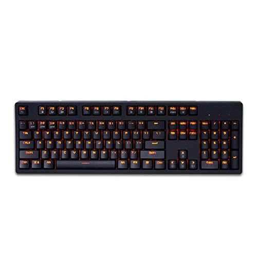 Sharkborough DOOMHAMMER CHOC104 Mechanical Keyboard USB Wired Computer Keyboard for Windows PC Games RGB LED Backlit 104 Keys, Red Switch Sharkborough DOOMHAMMER CHOC104 Mechanical Keyboard USB Wired Computer Keyboard for Windows PC Games RGB LED Backlit 104 Keys, Red Switch