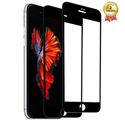 Udomax Screen Protector for iPhone 8 Plus/iPhone 7 Plus (5.5 inch),Full Protection Durable Tempered Glass for Apple iPhone 8 and iPhone 7 [Edge to Edge Coverage],2 Pack