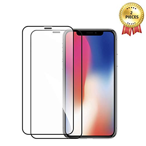 Udomax Screen Protector for iPhone Xs MAX,Full Protection Durable Tempered Glass for Apple iPhone Xs MAX [Edge to Edge Coverage],2 Pack