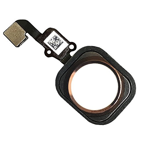 Johncase OEM Home Button Flex Ribbon Cable Assembly w/Rubber Gasket Replacement Part Compatible for iPhone 6s / 6s Plus (Rose Gold)