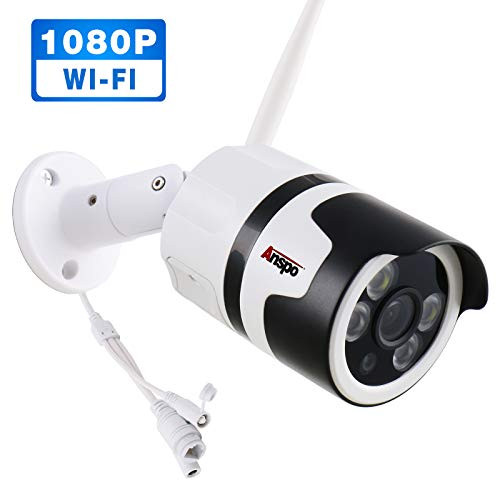 Outdoor WiFi Wireless Security Camera, Kingvision 1080P HD WiFi Home Surveillance CCTV Cameras, IP66 Waterproof, Motion Detection, 2-Way Audio, Night Vision, Activity Alert Cam