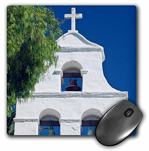 3drose USA, California, San Diego, Mission San Diego, Bell Tower - Mouse Pad 3drose USA, California, San Diego, Mission San Diego, Bell Tower - Mouse Pad