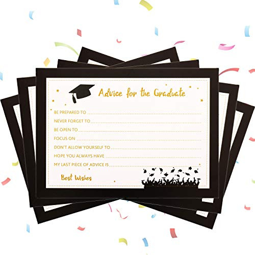 Outus 2020 Graduation Advice Cards 60 Packs Graduation Wish Cards Party Supplies Games Ideas 2020 Graduation Decorations Wishing Well Cards for High School College Graduation Party