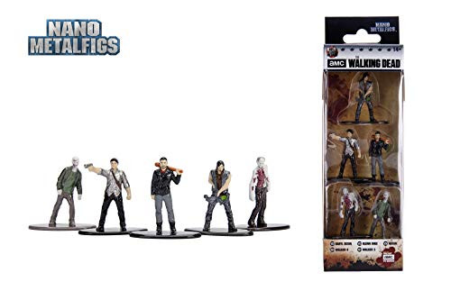 Nano Metalfigs 30413 AMC The Walking Dead Wave 2 Metals Die-Cast Collectible Toy Figures (5 Piece), 1.65", Multicolor Nano Metalfigs 30413 AMC The Walking Dead Wave 2 Metals Die-Cast Collectible Toy Figures (5 Piece), 1.65", Multicolor