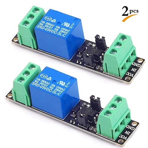 1 Channel Relay Module DC 5V for Arduino Raspberry Pi DSP AVR - 2pcs in Pack by Devbattles