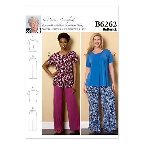 BUTTERICK PATTERNS B6262MIS Misses/Women's Loungewear, Miss (XSM-SML-MED-LRG-XLG)