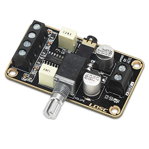Niubow Digital Power Amplifier Board, PAM8406 Amp DIY Module DC5V 2X5W Class D Dual Channel Audio Stereo Amplify Board