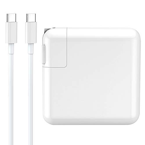 87W USB C Power Adapter Charger, UL Certified USB Type C Wall Charger with Power Delivery PD Fast Charging USB C Brick for MacBook Pro 13 15, MacBook Air, iPad Pro, iPhone Xs/Max/XR/X/8 and More