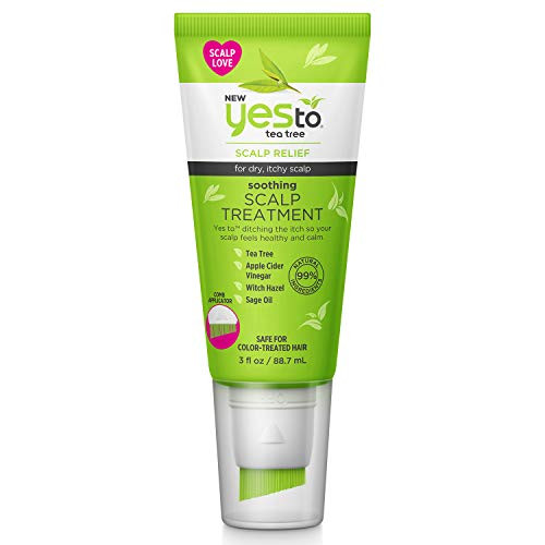 Yes To Tea Tree Scalp Relief Soothing Scalp Treatment for Dry Itchy Scalps, 3 Fluid Ounce Yes To Tea Tree Scalp Relief Soothing Scalp Treatment for Dry Itchy Scalps, 3 Fluid Ounce